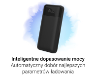 Silver Monkey Powerbank Smart 20 000 mAh 22.5W Czarny - 1481431 - zdjęcie 6